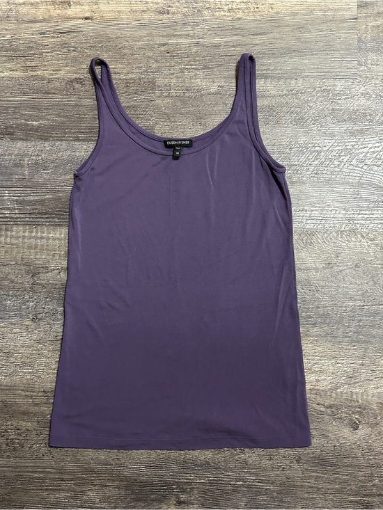 Eileen Fisher Tops - Eileen Fisher Stretch 100% Silk Jersey Long Cami Violette - XS